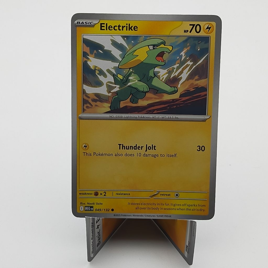 Kartu TCG Pokemon EN Original Electrike MEG 049/132