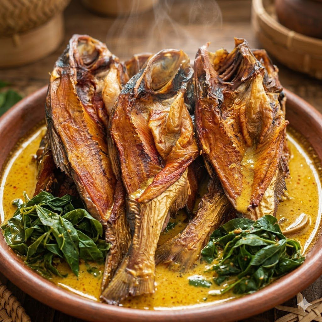 Ikan salai Patin khas kampar Riau
