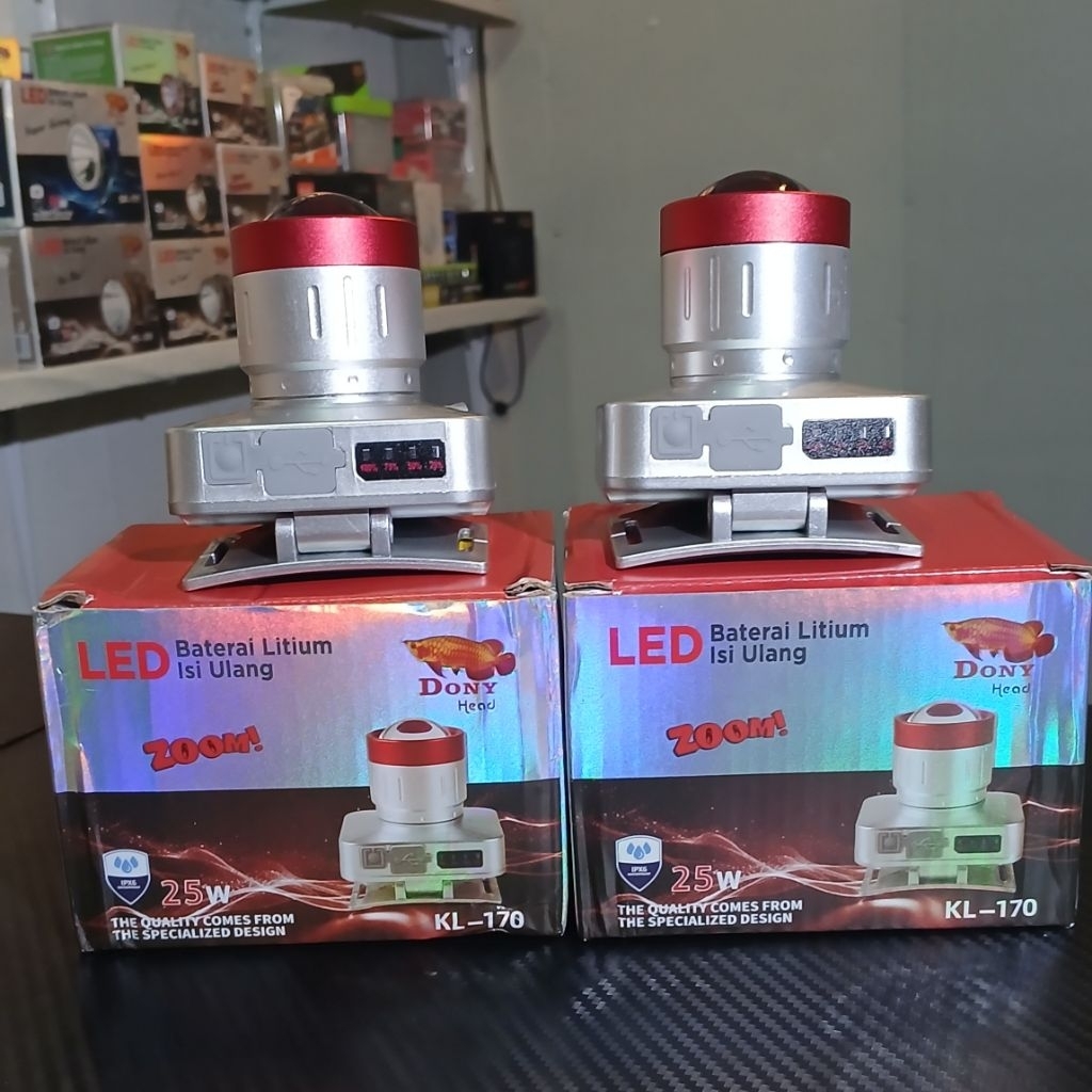 Senter Kepala Dony KL-170 25W LED