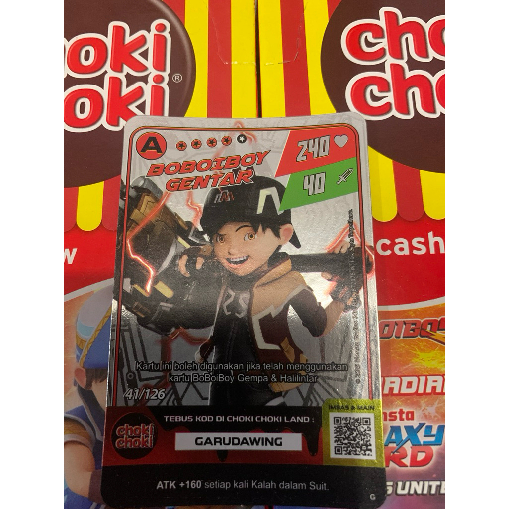 KARTU BOBOIBOY GENTAR
