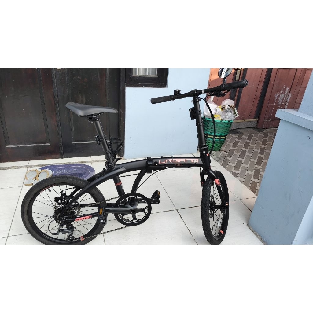 Promo Murah Polygon Urbano 3 Sepeda Lipat ​[Bonus tempat botol minum lampu sepeda, dapat 2 Sadel (Or