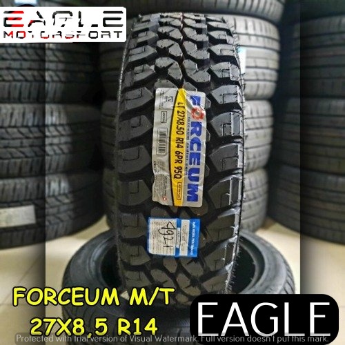BAN PACUL 27X8.50 RING 14 TIPE FORCEUM MT BAUT MOBIL AVANZA XENIA GRANDMAX CARRY DLL.
