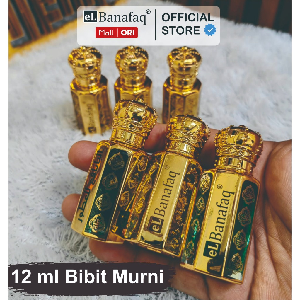 [LELANG] Elbanafaq 12 ML Tanpa Box Mahkota Emas | Premium | Parfum Mewah | Arabian