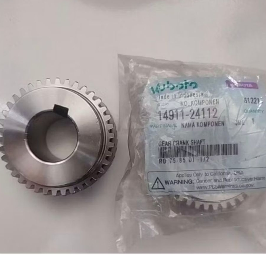 Gear crankshaft / ger kruk as KUBOTA RD85 ORIGINAL