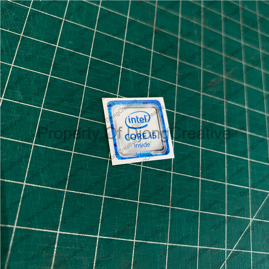 Stiker Intel Core i5 Gen 6