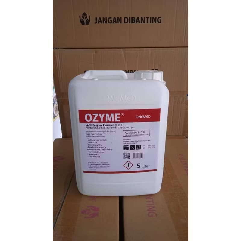 Ozyme Multi Enzym 5L Pembersih Alat Medis Efektif Onemed