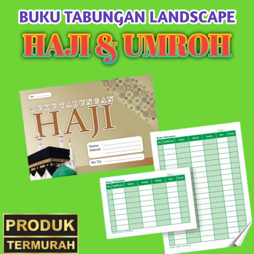 BUKU TABUNGAN HAJI DAN UMROH
