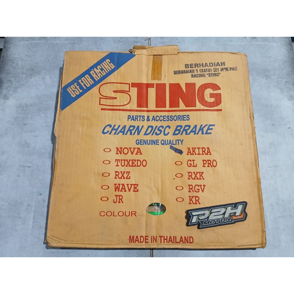 disc brake / piringan cakram STING 330mm semi cekung suzuki satria 2tak hiu / lumba