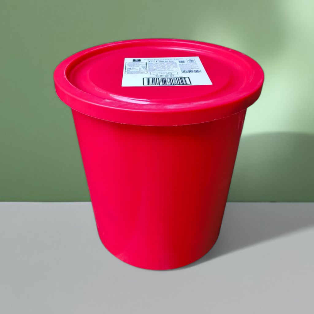 ember plastik merah es cream diamond 8liter-bekas
