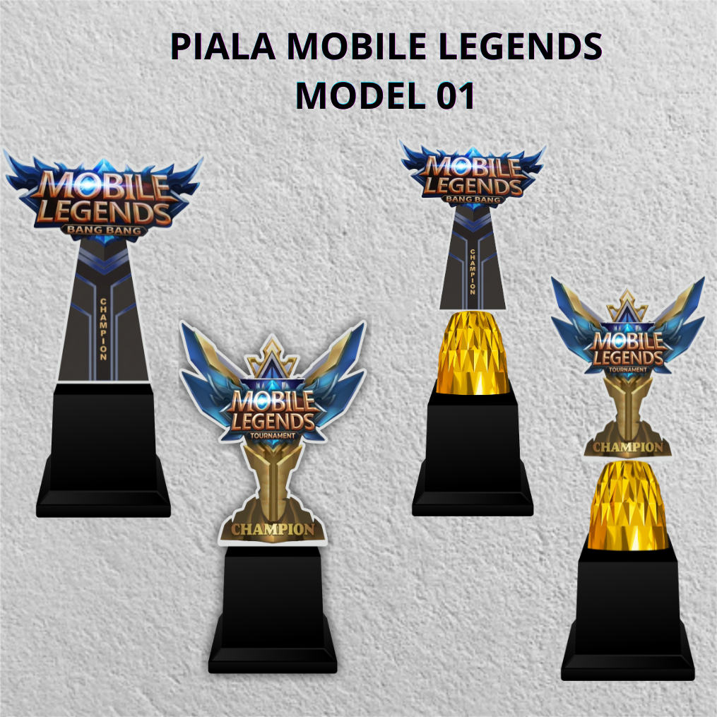 PIALA MOBILE LEGENDS Model 1 | PIALA AKRILIK MODEL MOBILE LEGEND | PIALA GAME ONLINE