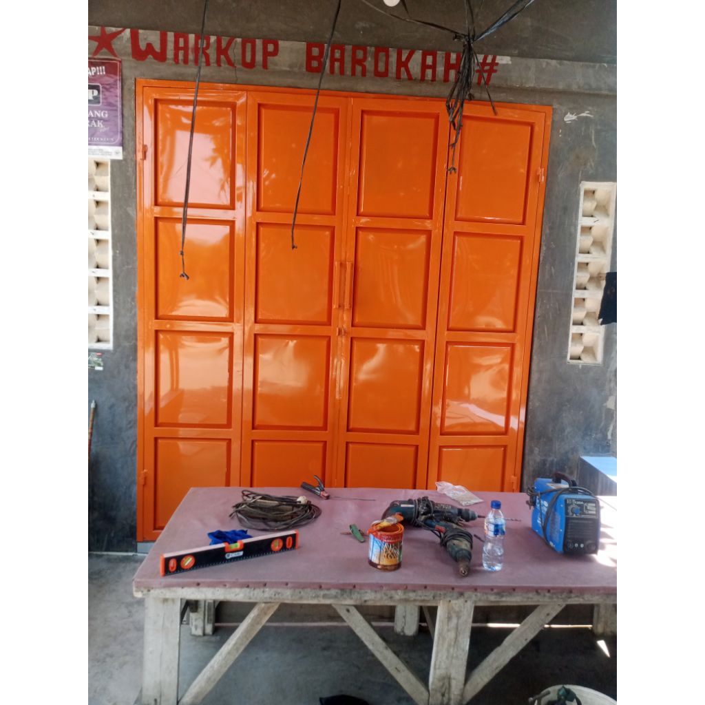pintu besi ruko/warung