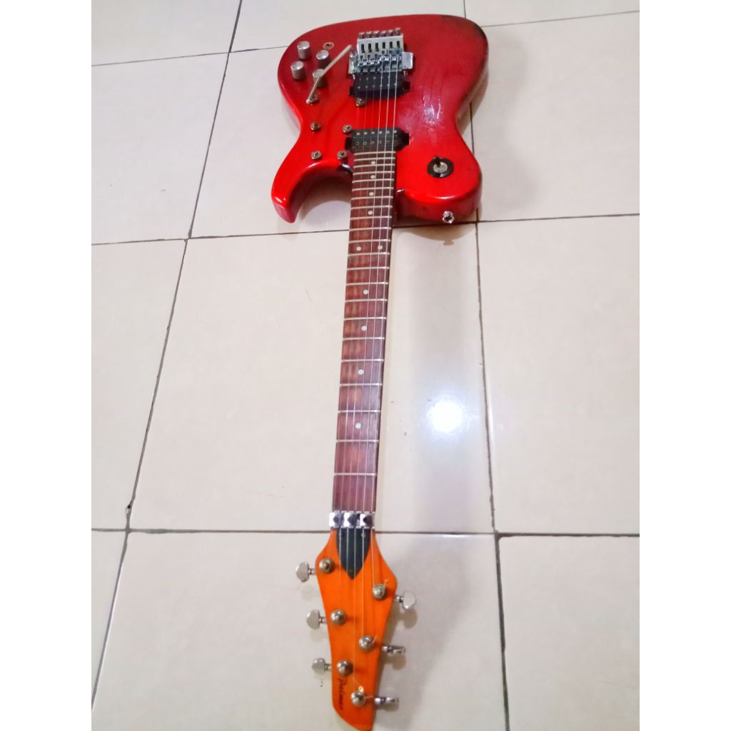 gitar listrik palmer telecaster made in korea vibtage 1990 an floyd rose