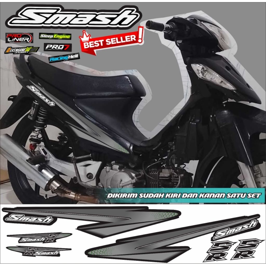 decal striping stiker smash 110 model fariasi