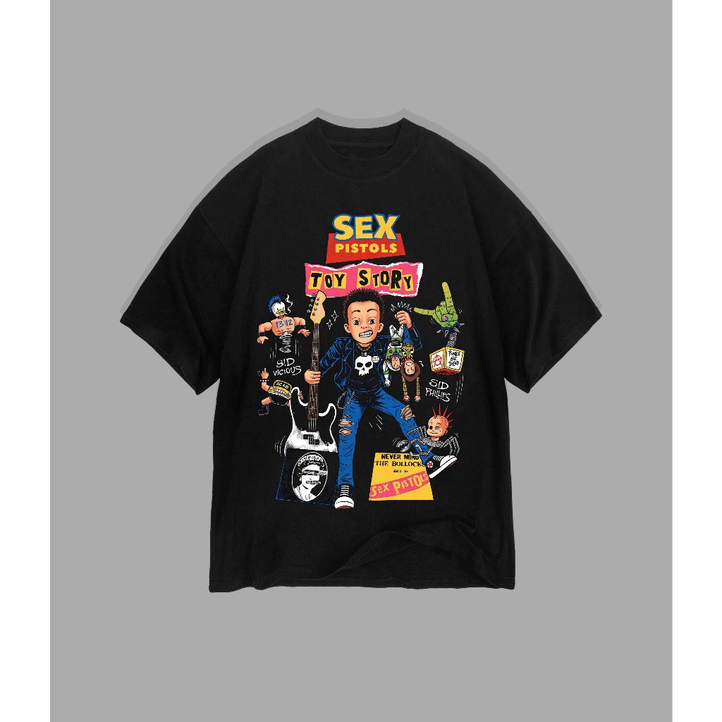 Kaos Sex Pistols Spoof Toy Story T-shirt