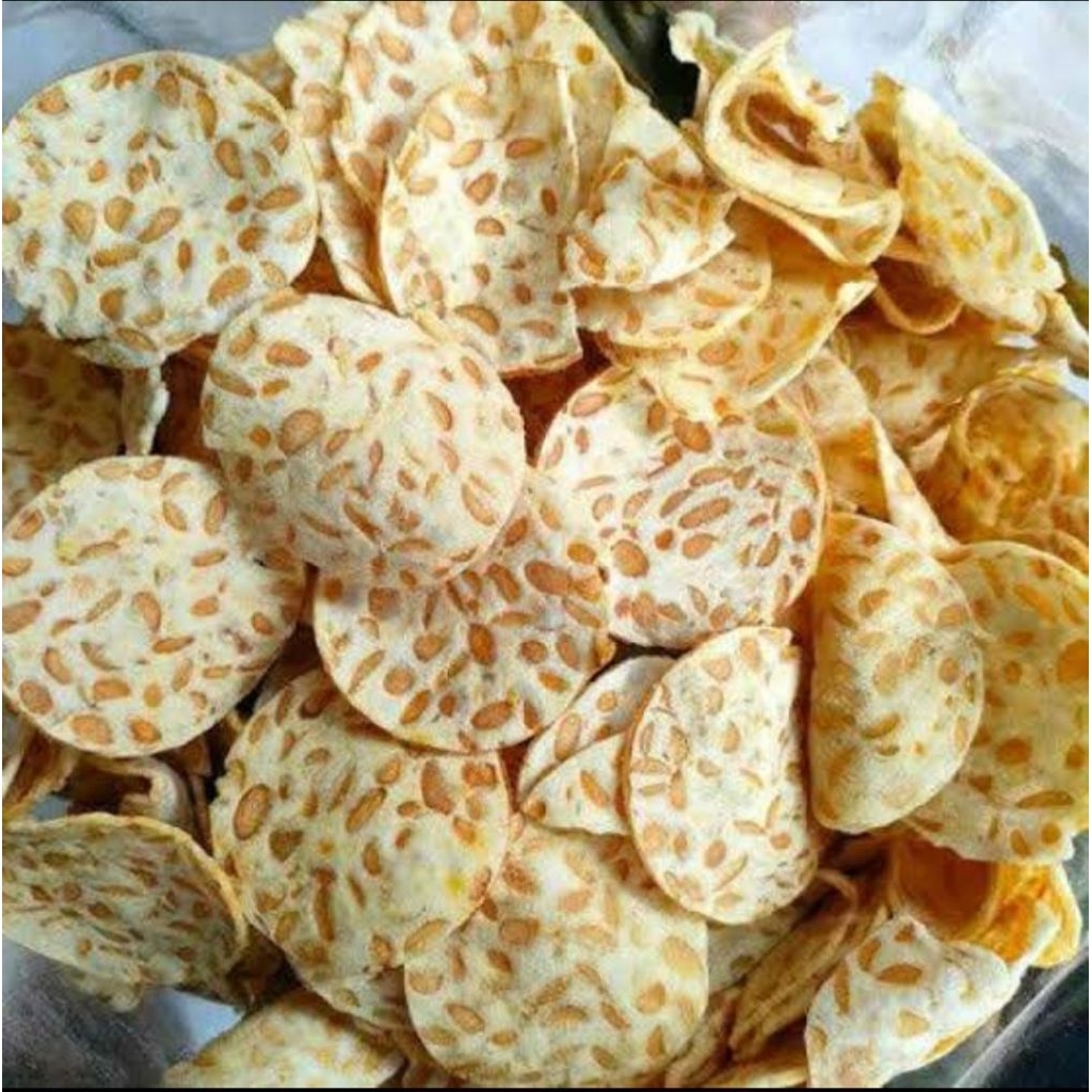 100gr Tempe keripik sagu tempe bule tempe kripik sagu termurah murah enak cemilan camilan viral snac