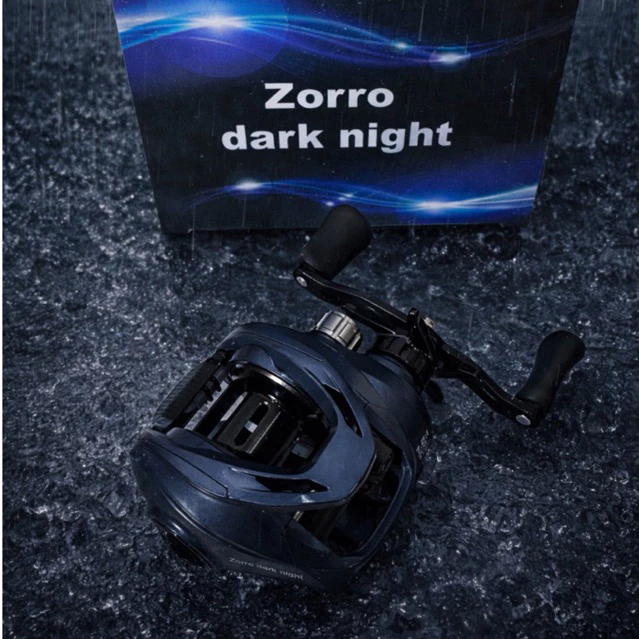 REEL ZORRO DARK NIGHT | BAITCASTING | DRAG CLICKER | ONE WAY | 7:2:1 GEAR RATIO