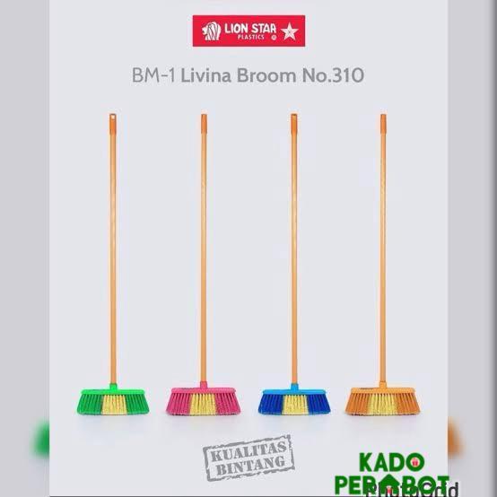 Sapu Plastik Lionstar BM-1- Sapu Lantai Plastik Premium - Sapu Lantai