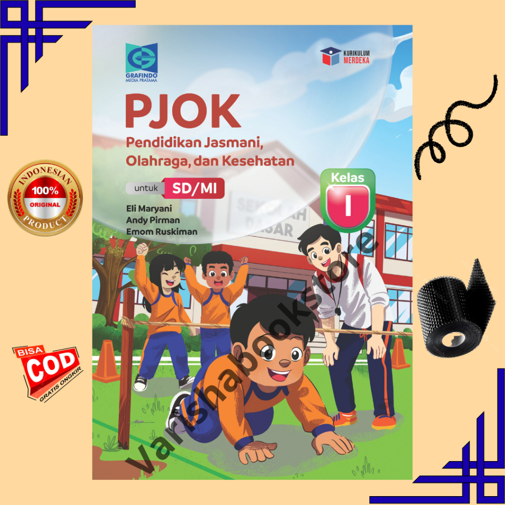 Grafindo Pendidikan Jasmani, Olahraga, dan kesehatan SD/MI Kls 1 Kurmer