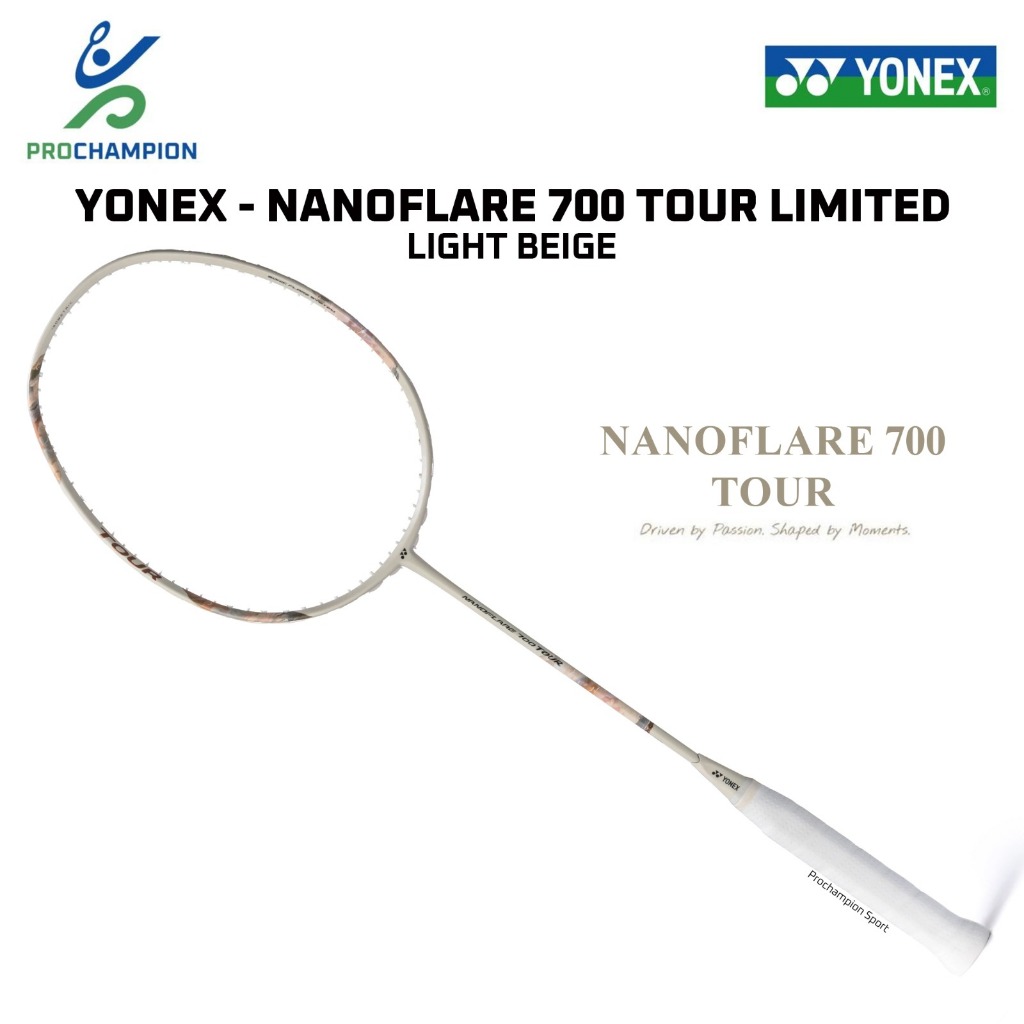 Raket Badminton Yonex Nanoflare 700 Tour Limited Light Beige