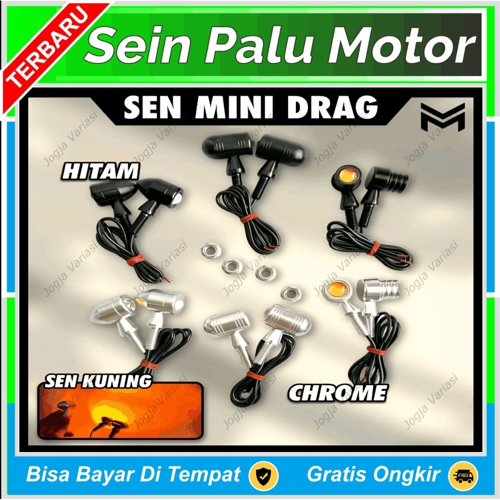 LAMPU SEIN LED MATA ELANG MOTOR MODEL PALU LANCIP DRAG MINI