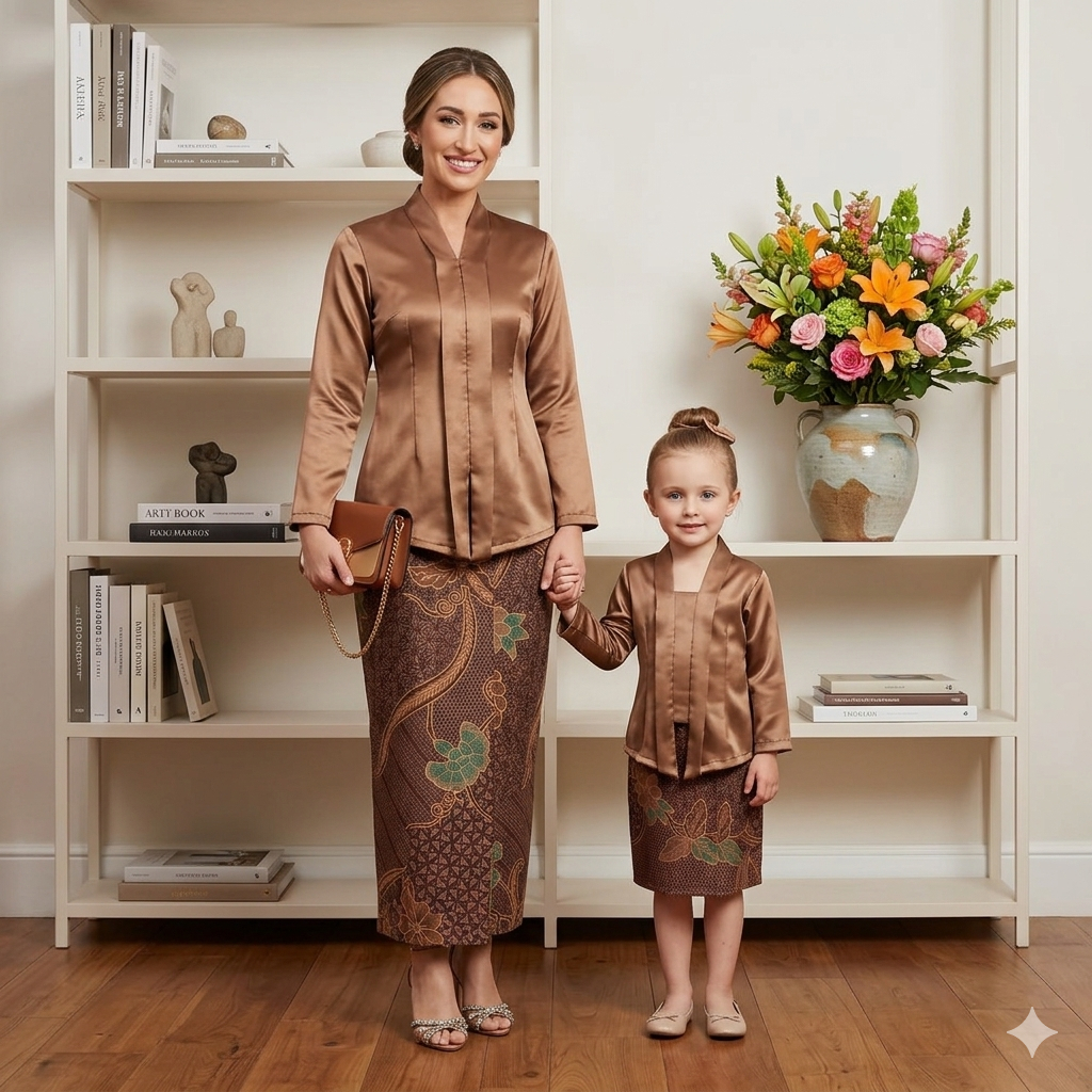 Atasan Kebaya Kutubaru Anak dan Dewasa Couple Tradisional Atasan Kebaya Solo Jogja Modern Pakaian Ad