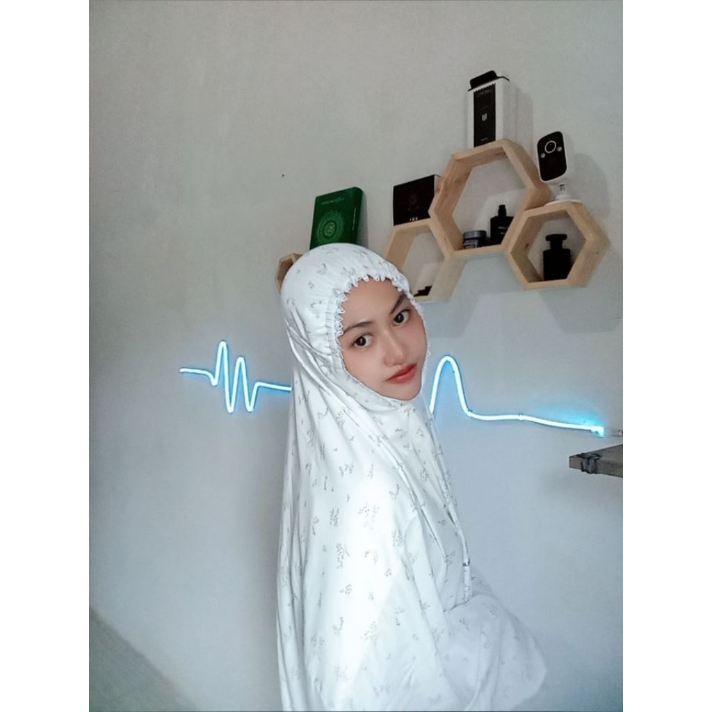 Mukenah terusan bahan rayon twill premium