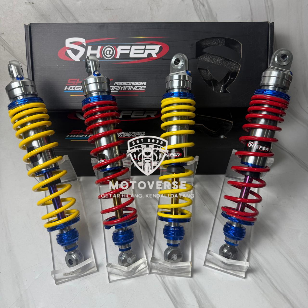 Shockbreaker Shafer Original 001 Klik Rebound Non Tabung 280/320/340mm – Shock Belakang Bebek Matic 