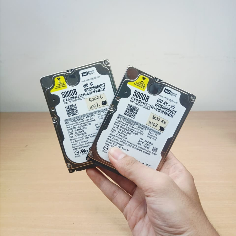 Hardisk Laptop 2.5 Inch 500GB Merk Random – Second Normal Bergaransi