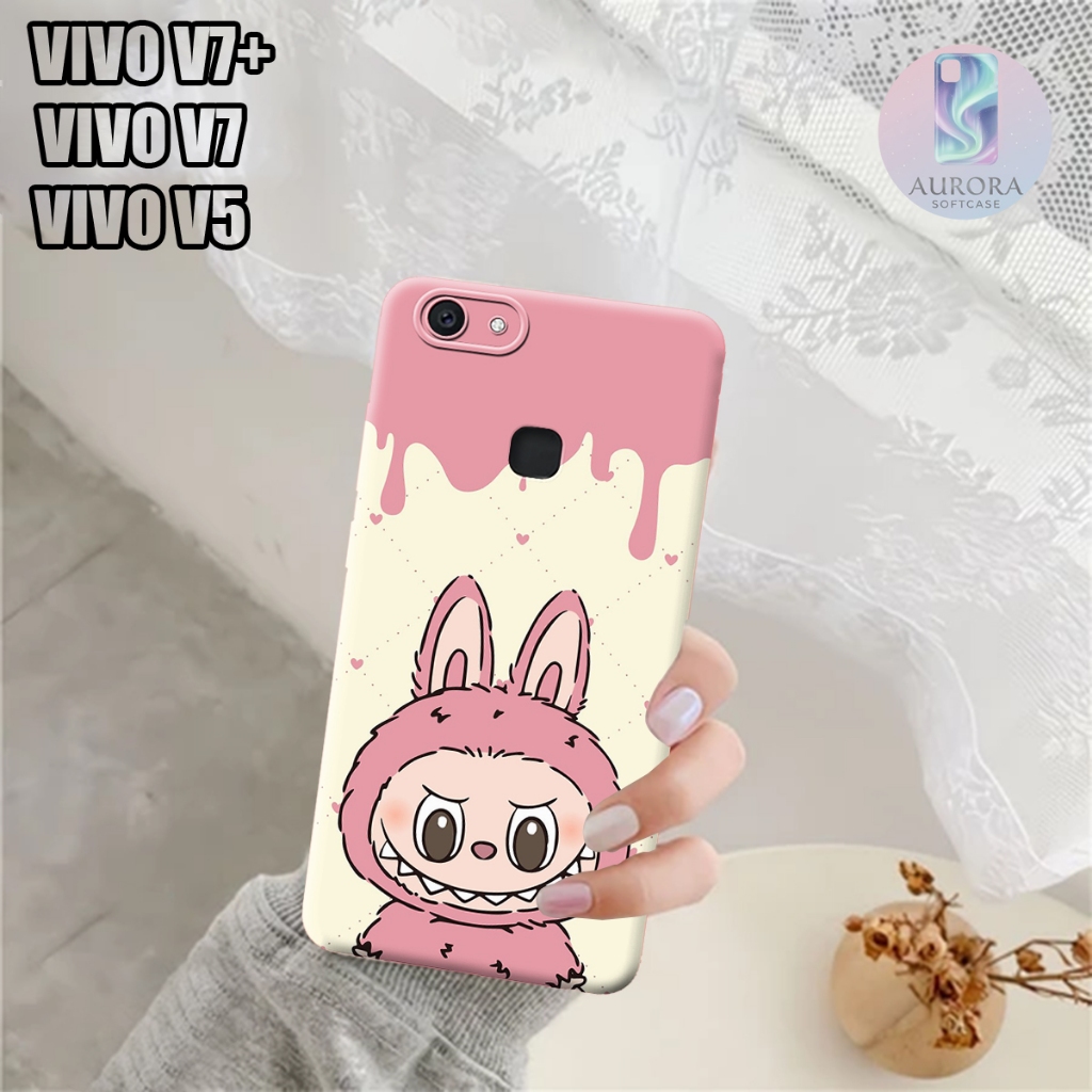 Softcase Vivo V7 Plus Vivo V7 Vivo v5 Plus - Kesing - Motif Character - K010 - Silikon TPU - Protect
