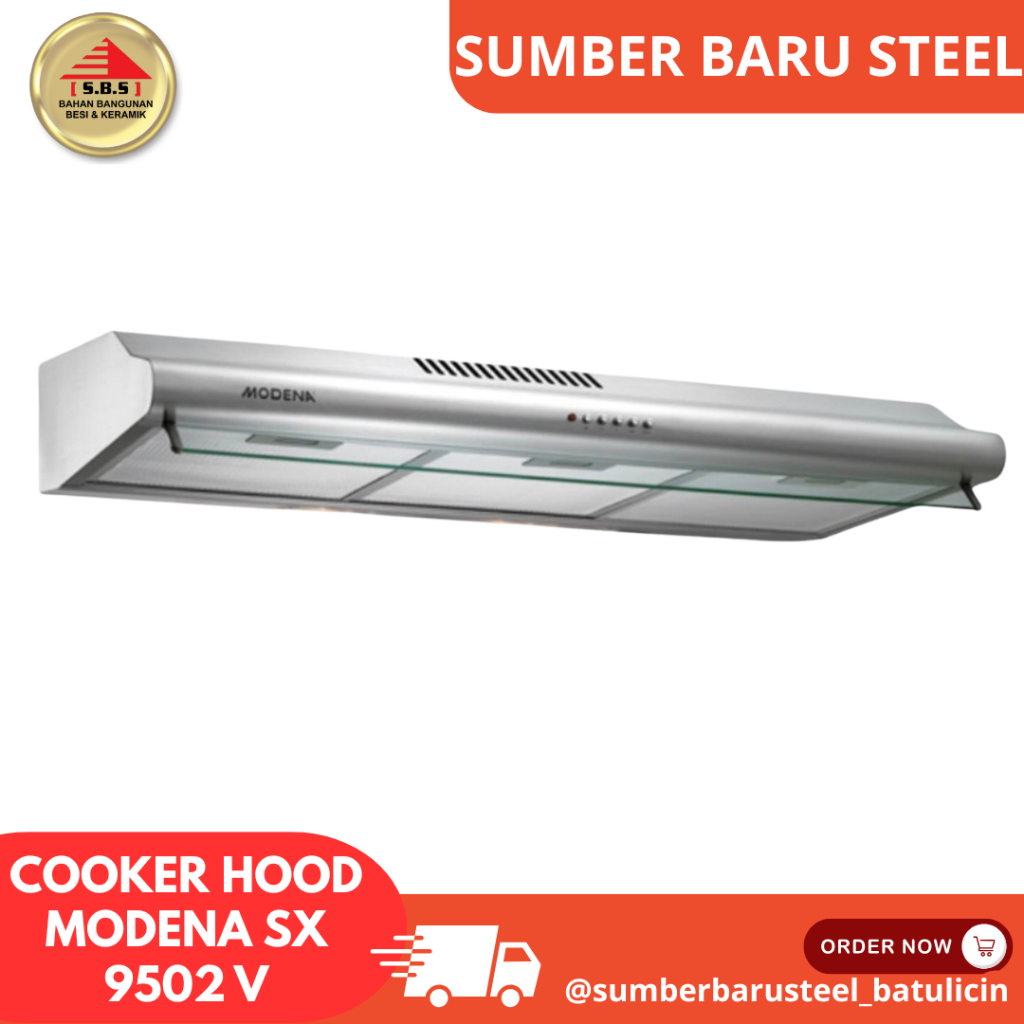 COOKER HOOD MODENA SX 9502 V