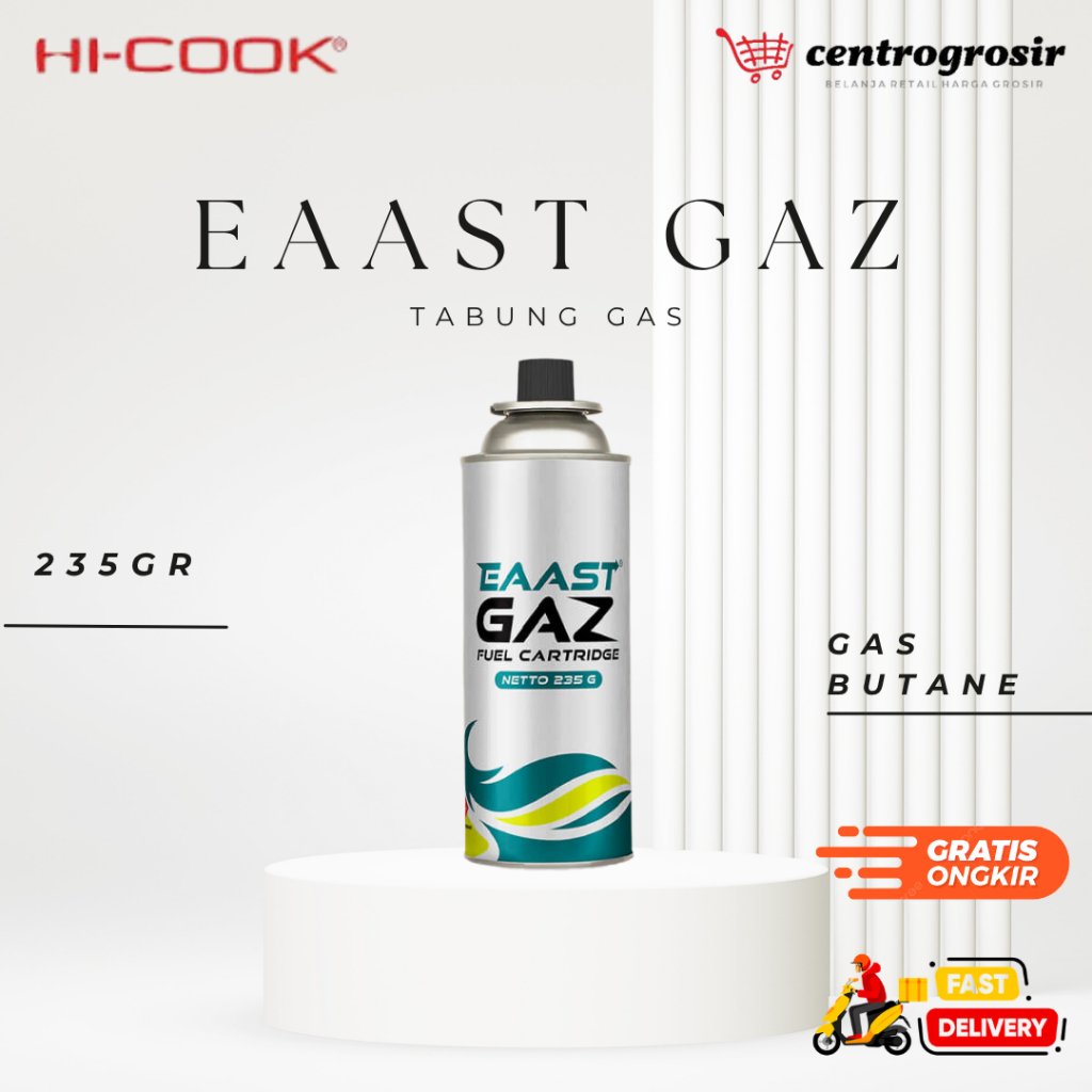 Hi-Cook Tabung Gas Portable 235gr EAAST GAZ
