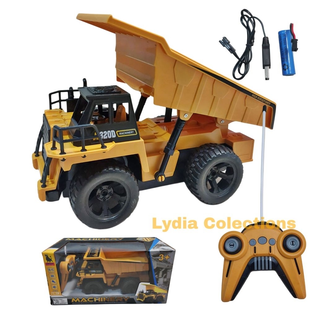 Mainan RC Truk Tambang Mining Truck Dump Truck Remote Control Truk Pasir