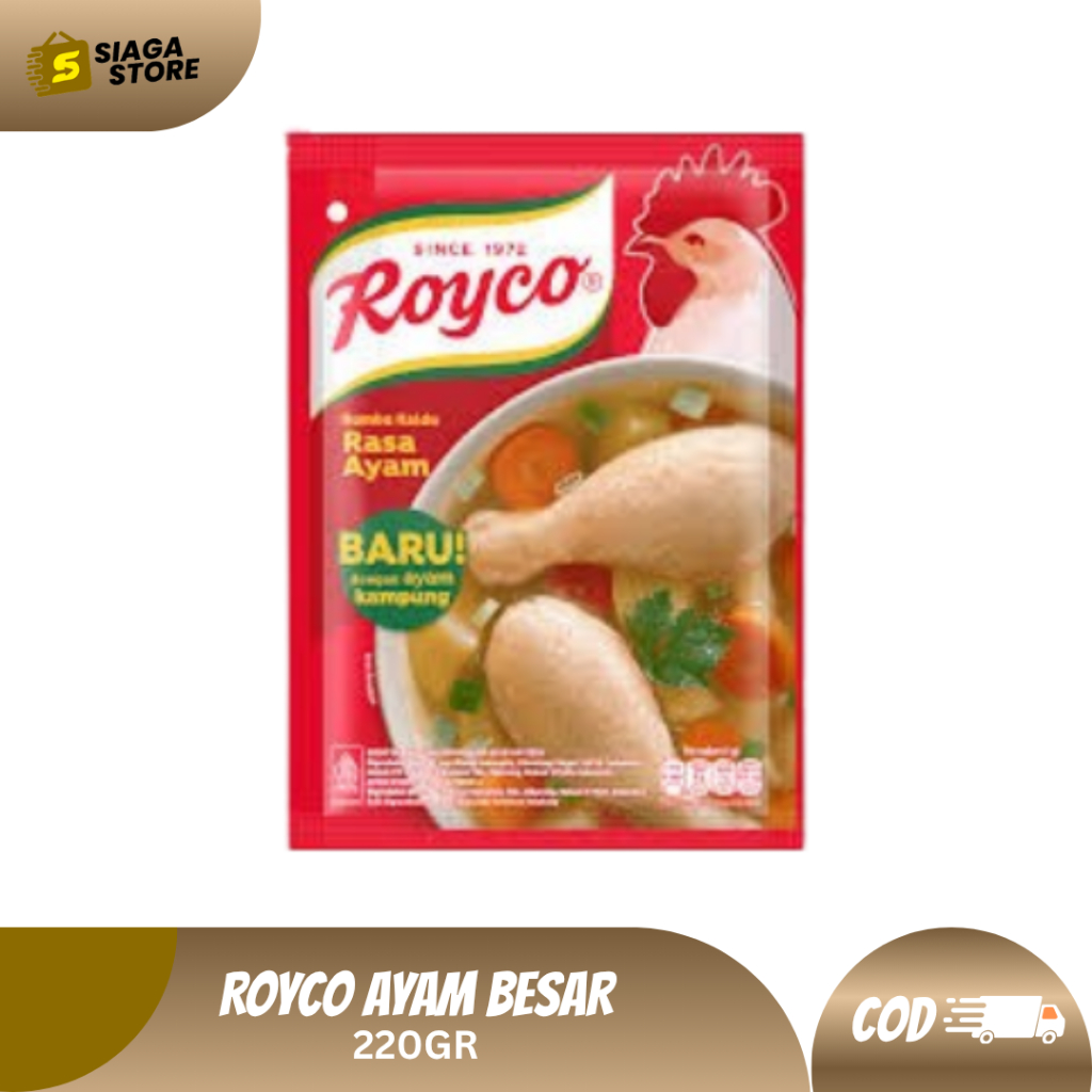 Royco Bumbu Kaldu Ayam BESAR 230 GR [BELI BANYAK LEBIH HEMAT]