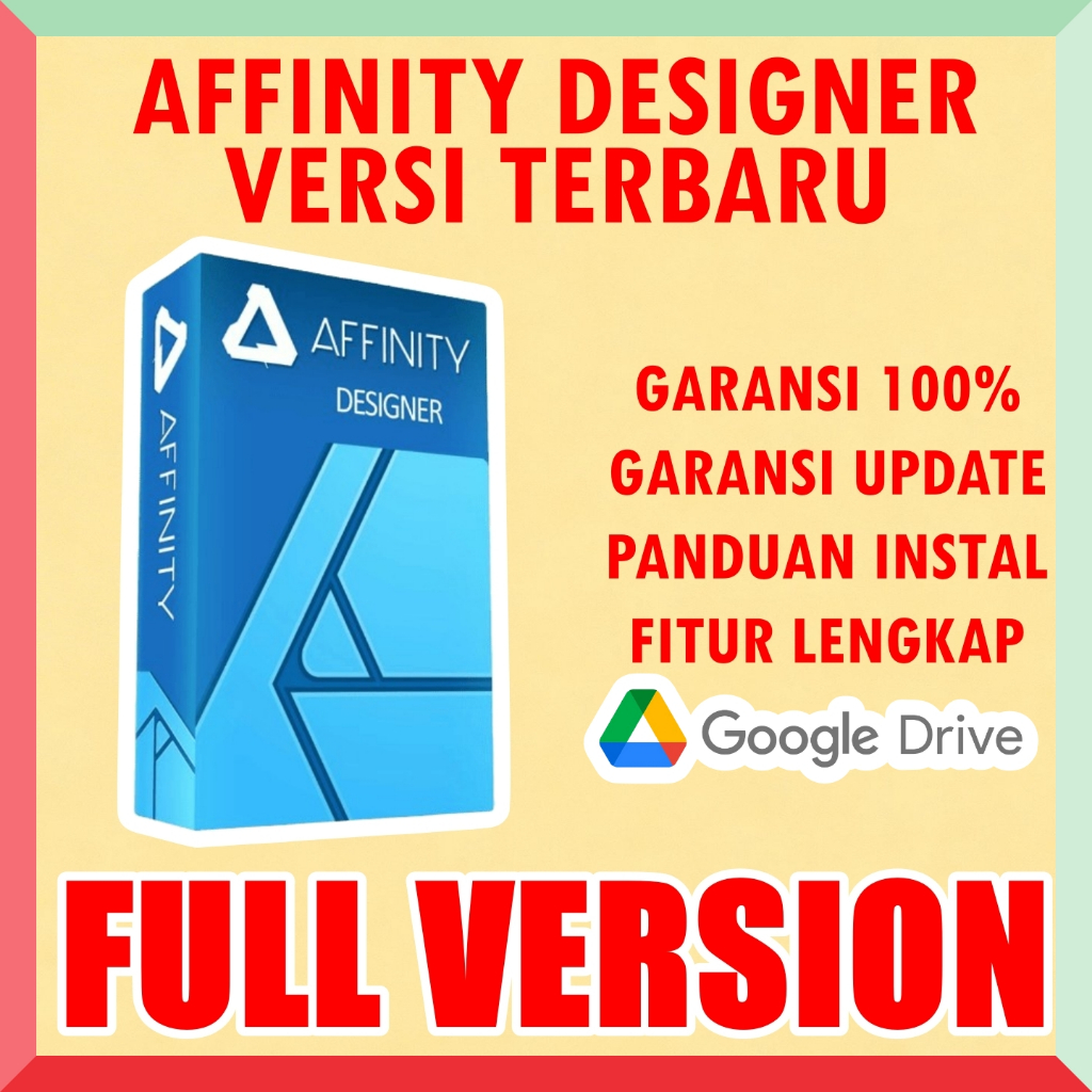 Affinity Designer Full Version panduan instal mudah