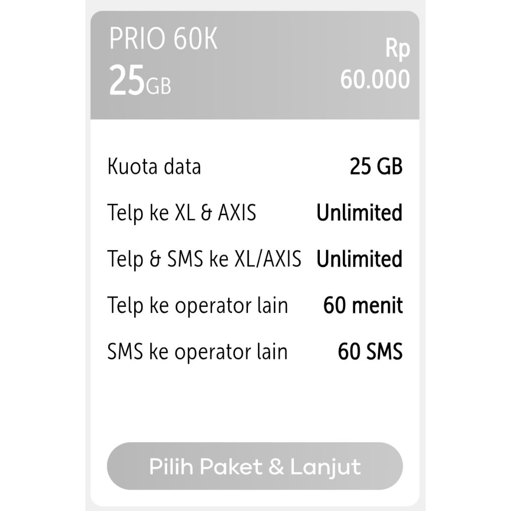 PRIORITAS XL SILVER