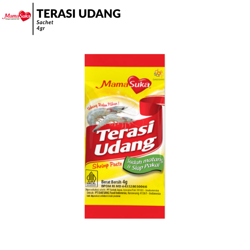 MAMASUKA Terasi Udang - Bumbu Penyedap Rasa Masakan