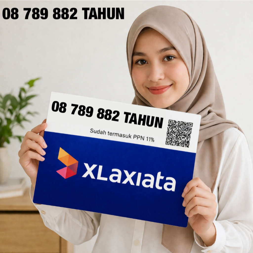 Kartu Perdana Nomor Cantik XL Axiata - TAHUN SERIES  - 08 789 882 - 2026 2025 2024 2023 2022 2021 20