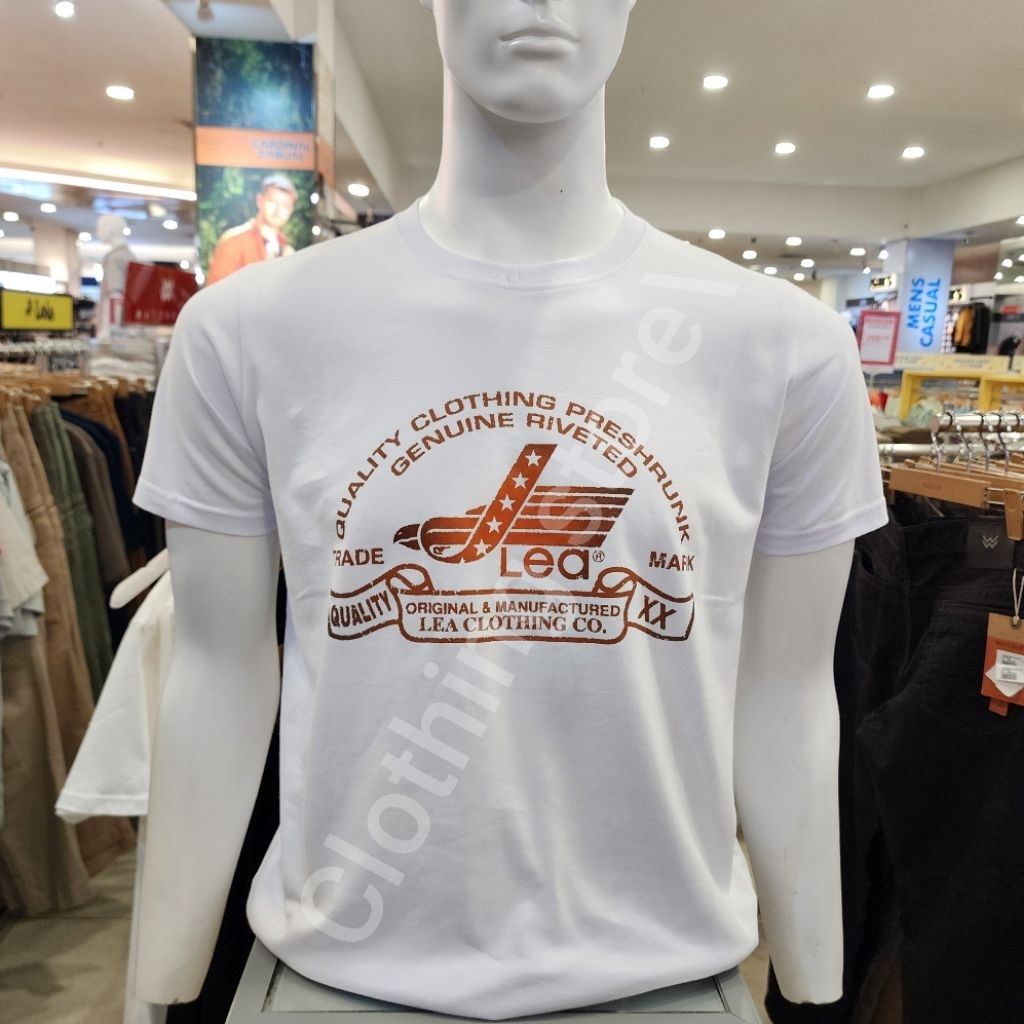 LEA ORIGINAL kaos pria lengan pendek putih 231.02.HD 00