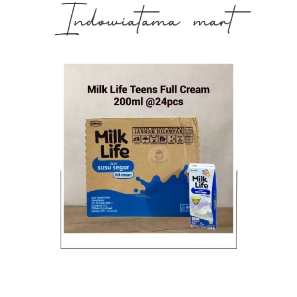 SUSU MILK LIFE FULL CRIM 200ML KARTON