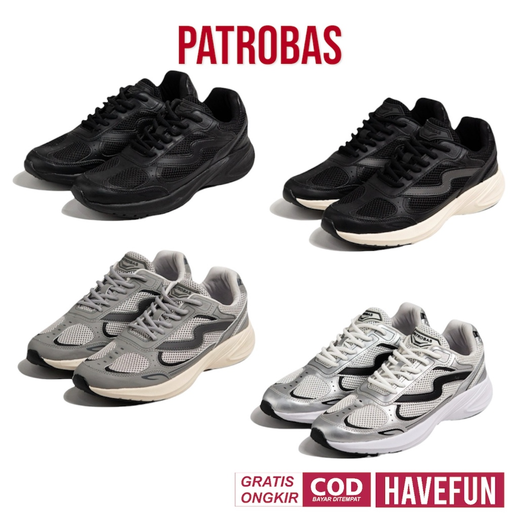 Patrobas Nomad Original - Sepatu Sneakers Sport Casual Pria Wanita
