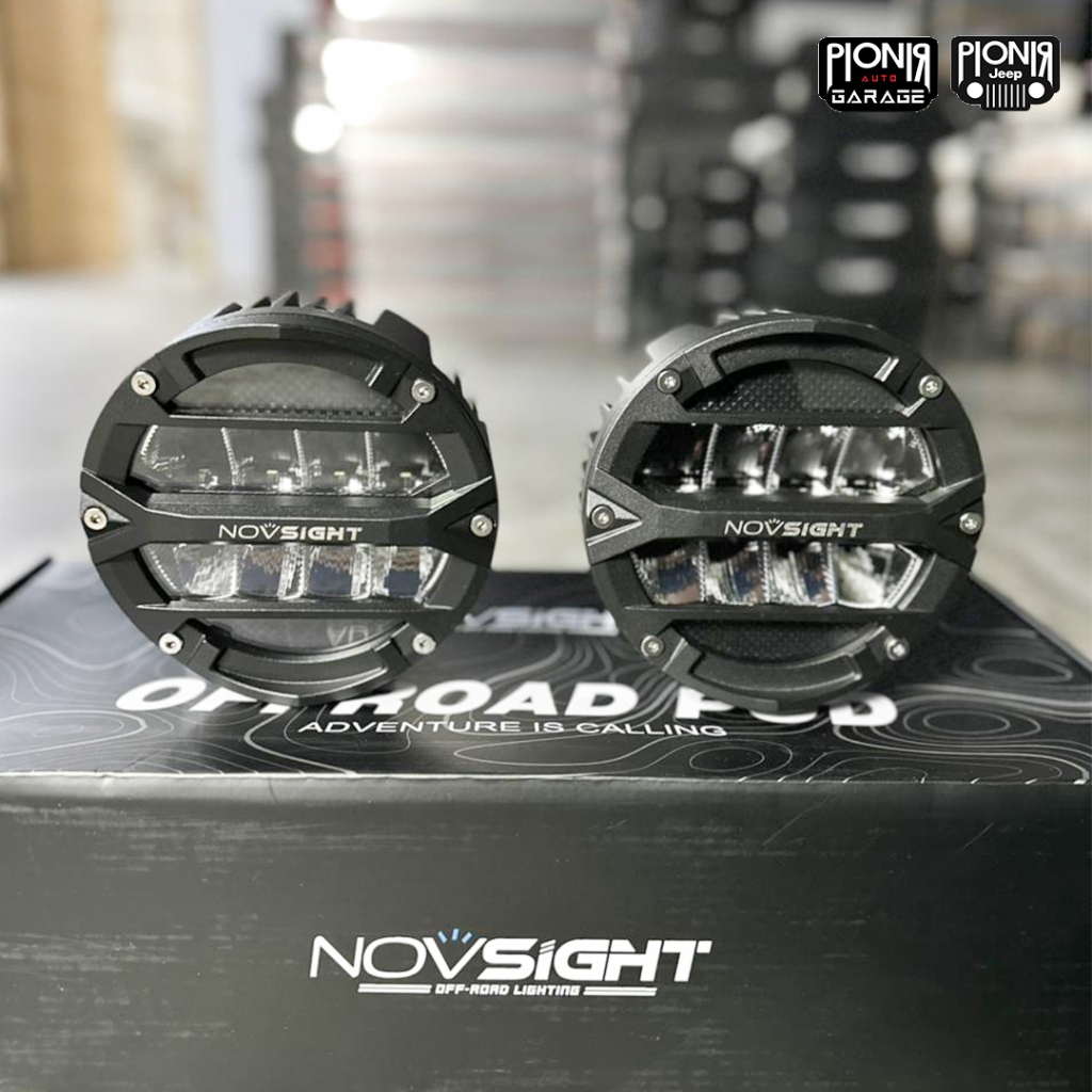 Lampu Sorot LED Bulat 5 inch Novsight | Lampu Tembak LED Bulat 5 inch | Lampu Motor Sorot LED | Lamp