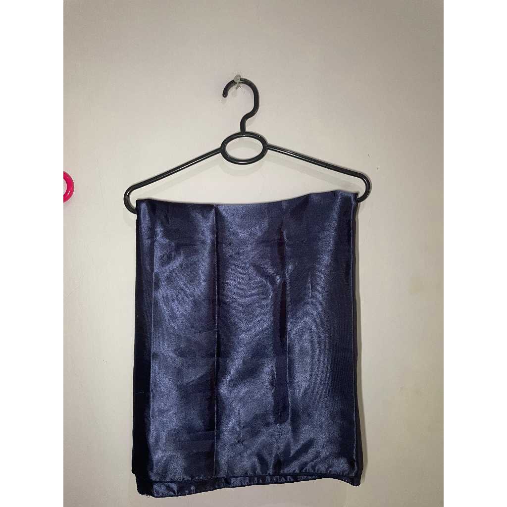 Jilbab Pasmina preloved biru dongker / navi | PL Hijab Pasmina Preloved | Jilbab hijab Warna biru do