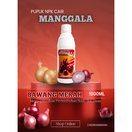 PUPUK NPK Cair BAWANG merah, Pembesar umbi & daun, spesialis Bawang Merah 1Liter