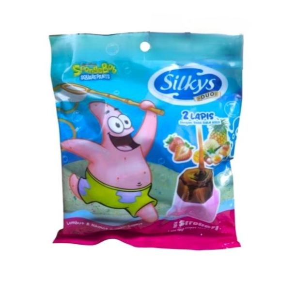 Silkys Jelly Duo Lapis isi 10 - jelly pudding cup - puding cup - jeli cup - jelly pudding rasa buah 