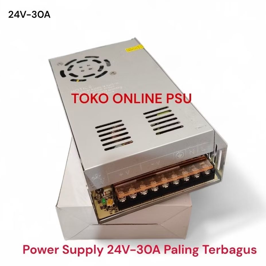 Power Supply Adaptor 24V 30A / Trafo PSU 24 Volt 30 Ampere