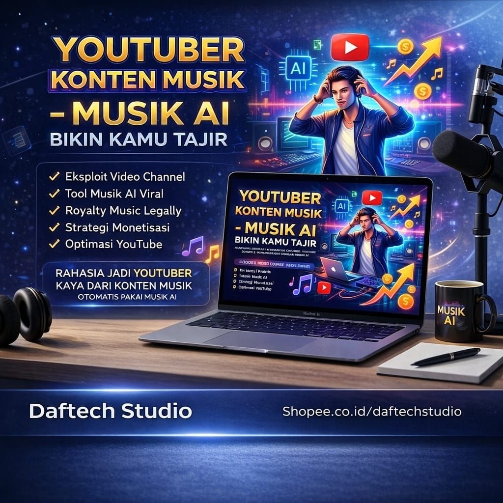 Youtube Musik AI - Youtuber Konten Musik AI yang Bikin Kamu Tajir Mama Digital