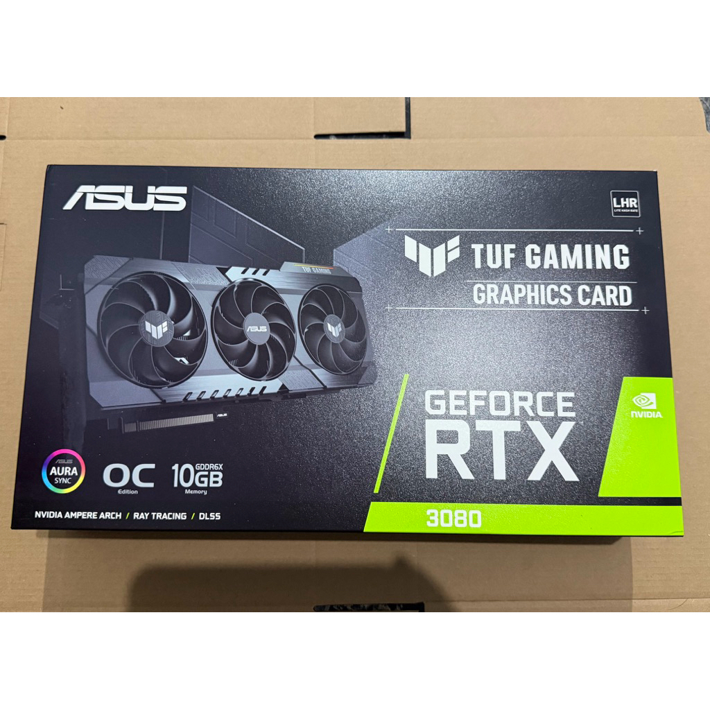 Asus tuf rtx3080 10gb oc beast card for gaming new