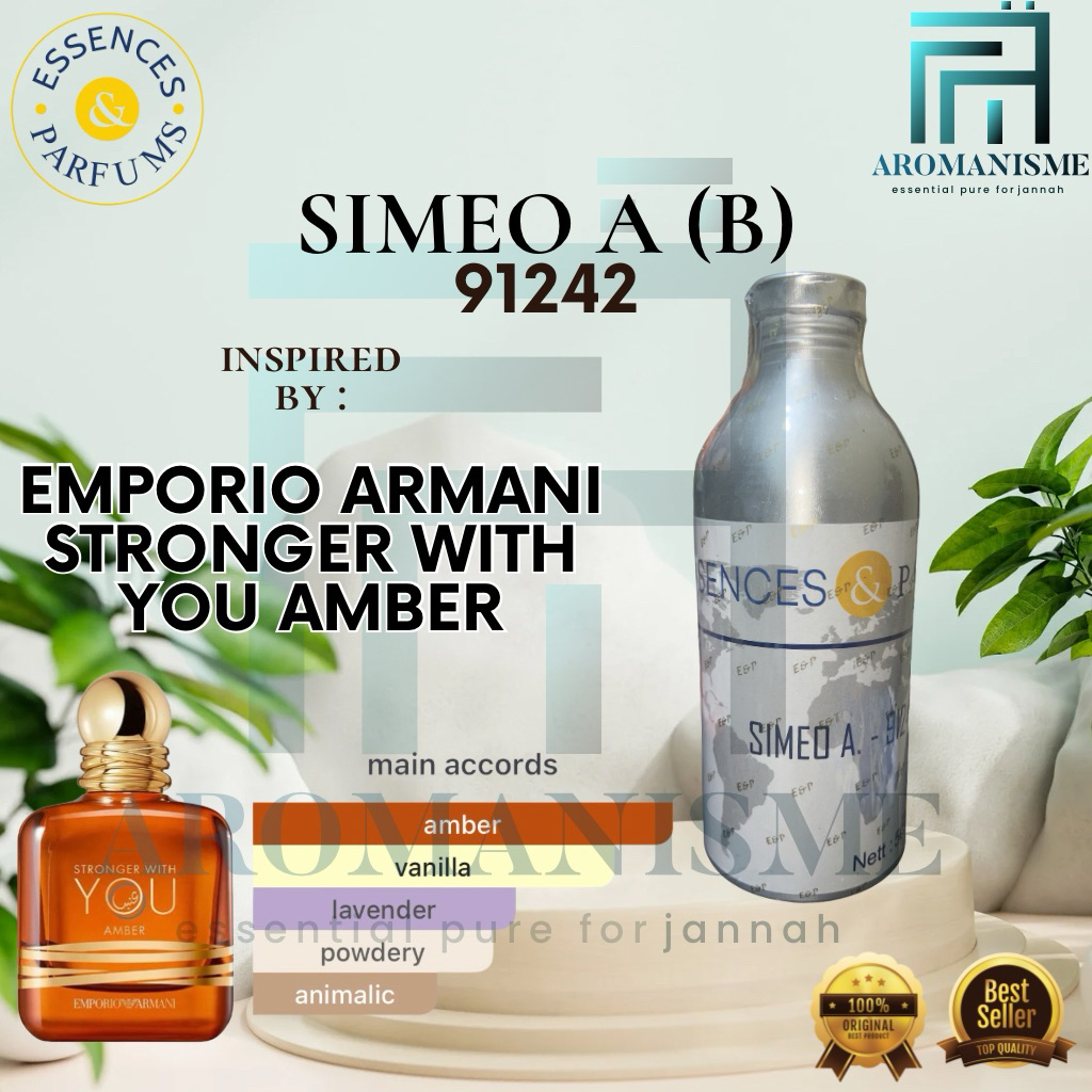 Bibit Parfum Amber Stronger With U By Essences Simeo A Grade B 50ml / 100ml