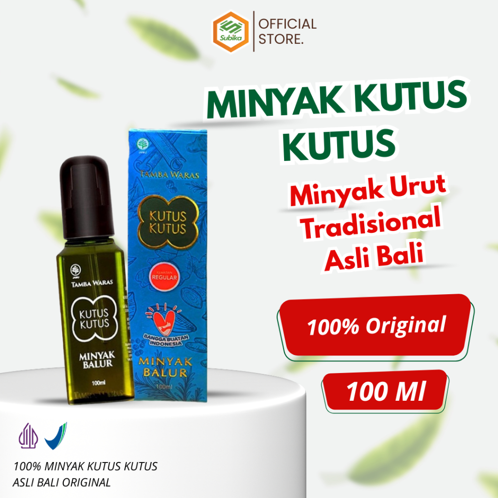 Minyak Kutus-Kutus Original 100% Khasiat Luas Asli Bali