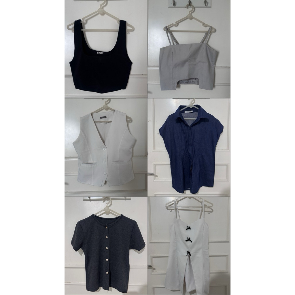 PRELOVED BAJU ZARA TANKTOP PL KEMEJA BLOUSE KERJA WANITA TOP
